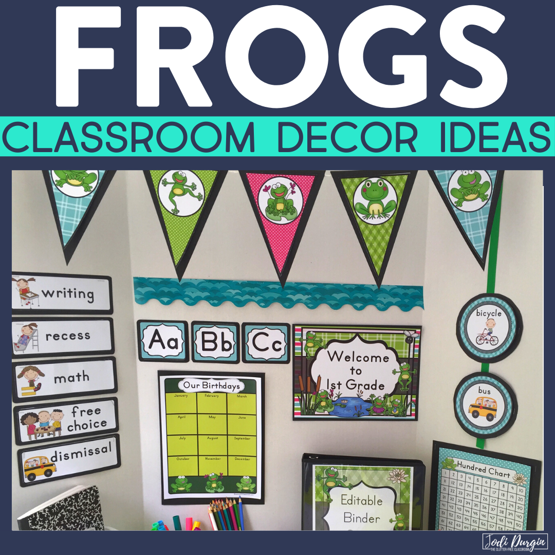 frogs classroom decor ideas