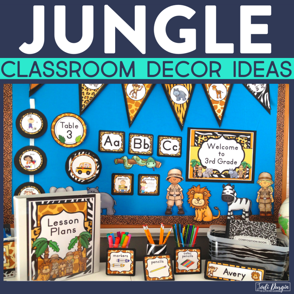 Monkey Theme Classroom -  Classroom decorations, Classroom themes, Door  decorations classroom