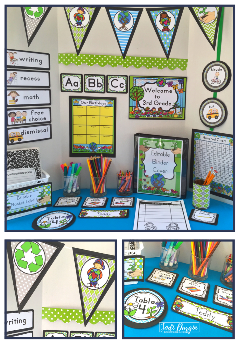 Recycling Themed Classroom - Ideas & Printable Classroom Decorations ...