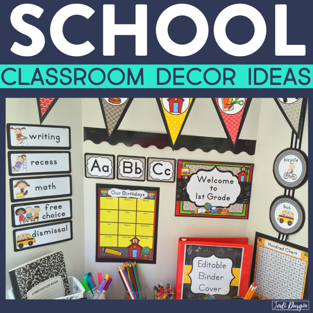 School Classroom Theme Ideas For Elementary Teachers In 2024 Teaching   School Classroom Decor Ideas 1 1024x1024 