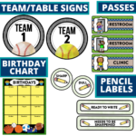 Sports Classroom Theme Ideas | Clutter-Free Classroom | by Jodi Durgin
