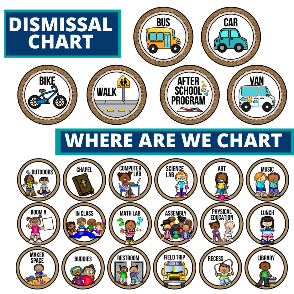 sunflower theme editable dismissal chart for elementary classrooms with for better classroom