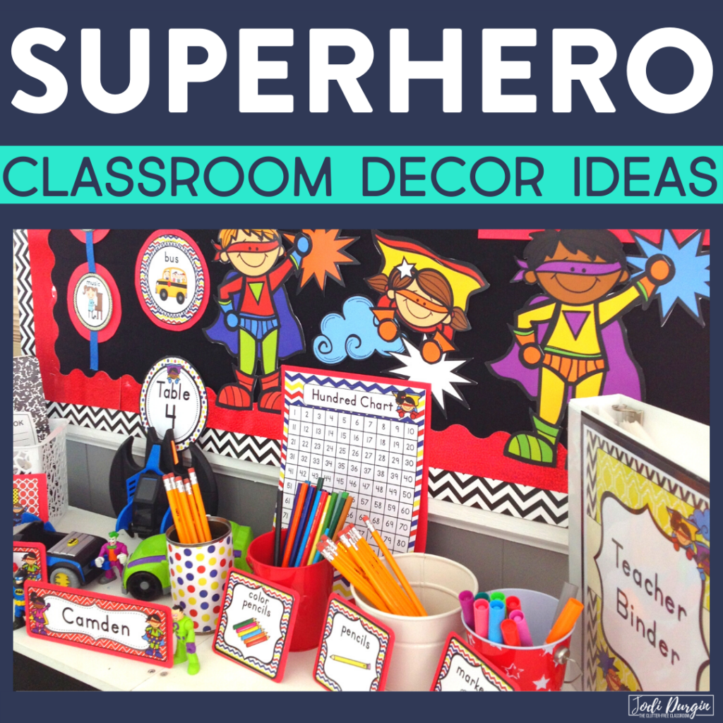 superhero classroom decor ideas