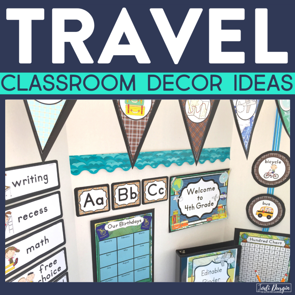 Travel Themed Classroom Decorations / World Traveler Classroom Theme / Read more about adventure themed classroom: