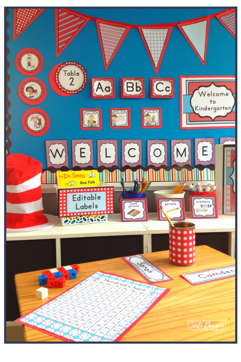 Dr. Seuss Theme Classroom | Clutter-Free Classroom | by Jodi Durgin