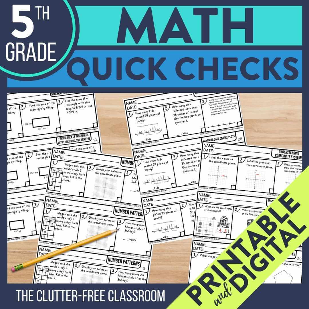 Fifth Grade Math Activities for 2024 - Teaching with Jodi Durgin and ...