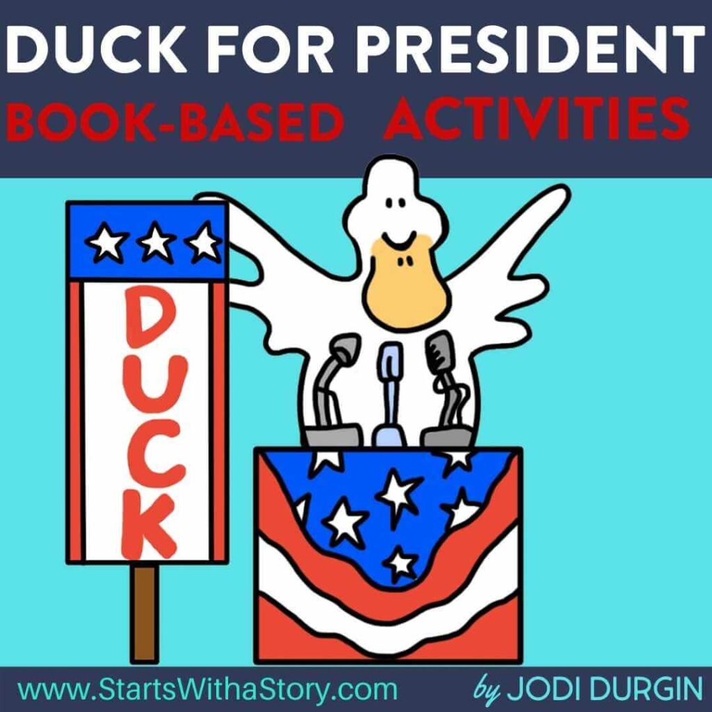 This image has an empty alt attribute; its file name is duck-for-president-activities-worksheets-1024x1024.jpg