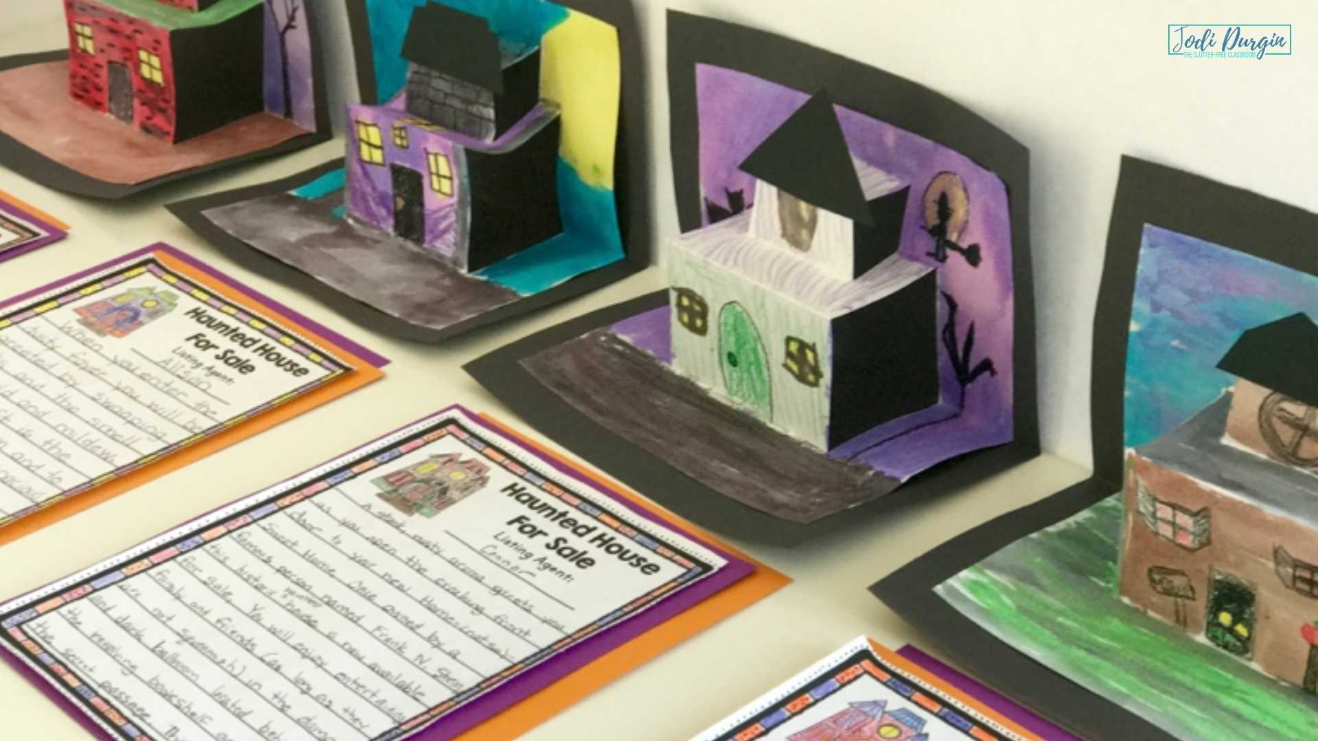 Haunted House for Sale Writing Activity and Craft Ideas Teaching with