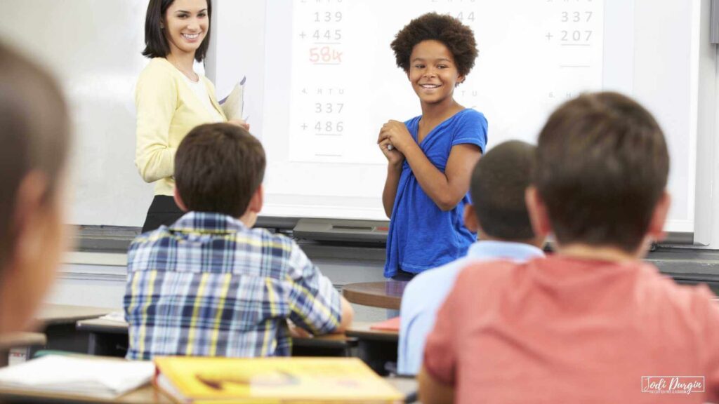 math talk in an upper elementary classroom