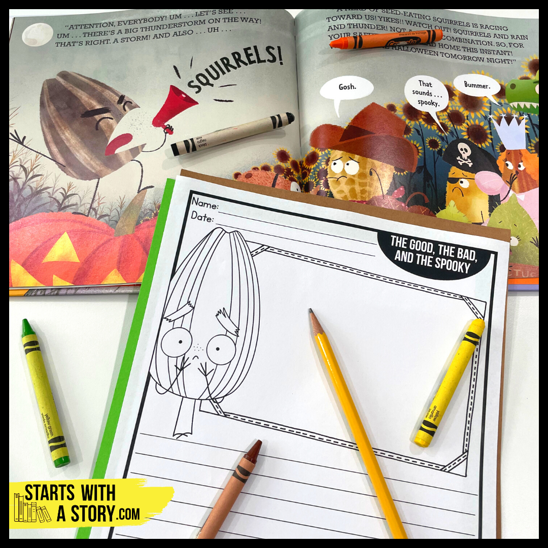 The Good, The Bad and The Spooky writing activity