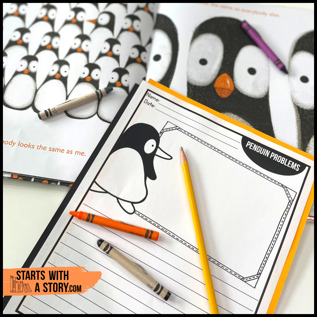 Penguin Problems writing activity