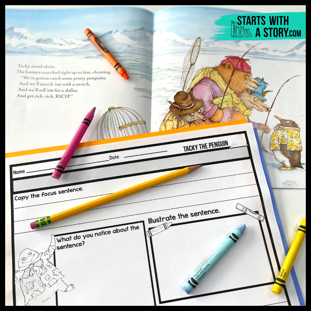 Tacky the Penguin activity