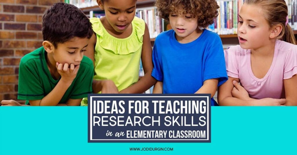 teaching research skills to 3rd grade