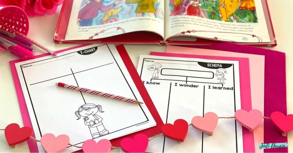 picture book activities valentines day