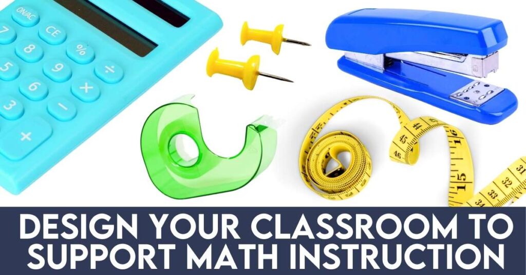 colorful assortment of math tools and supplies