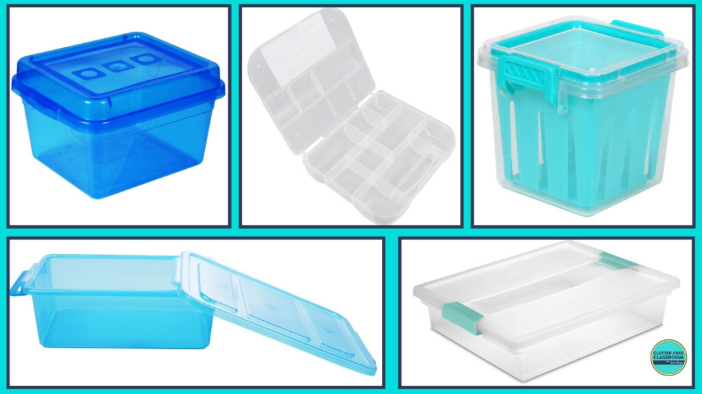 storage containers for math manipulatives