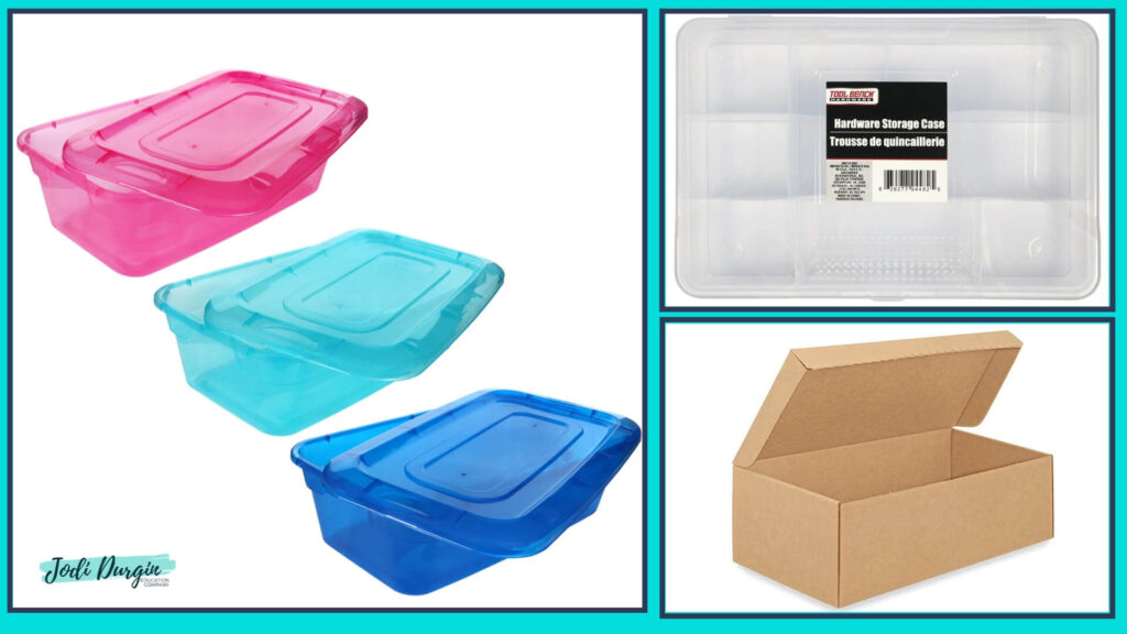 individual student math toolkit containers