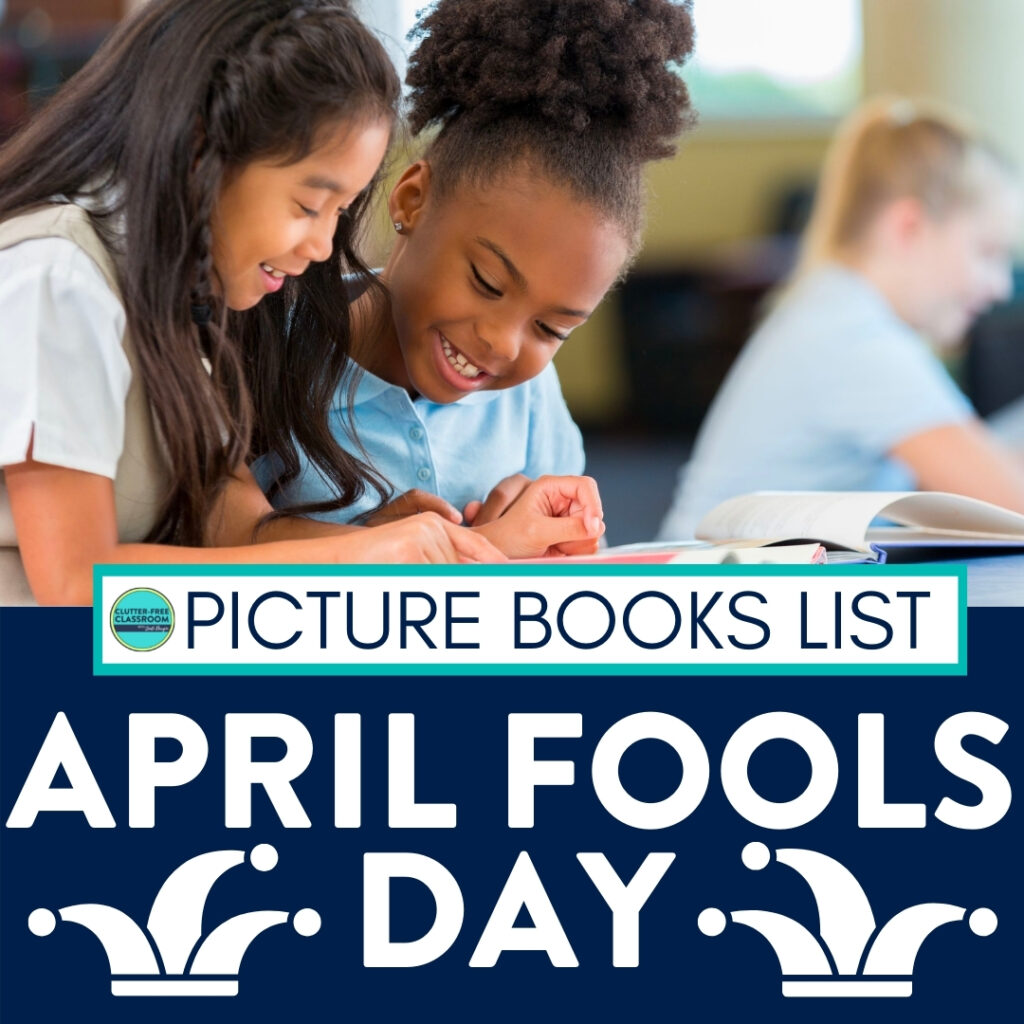 Kids reading April Fools books