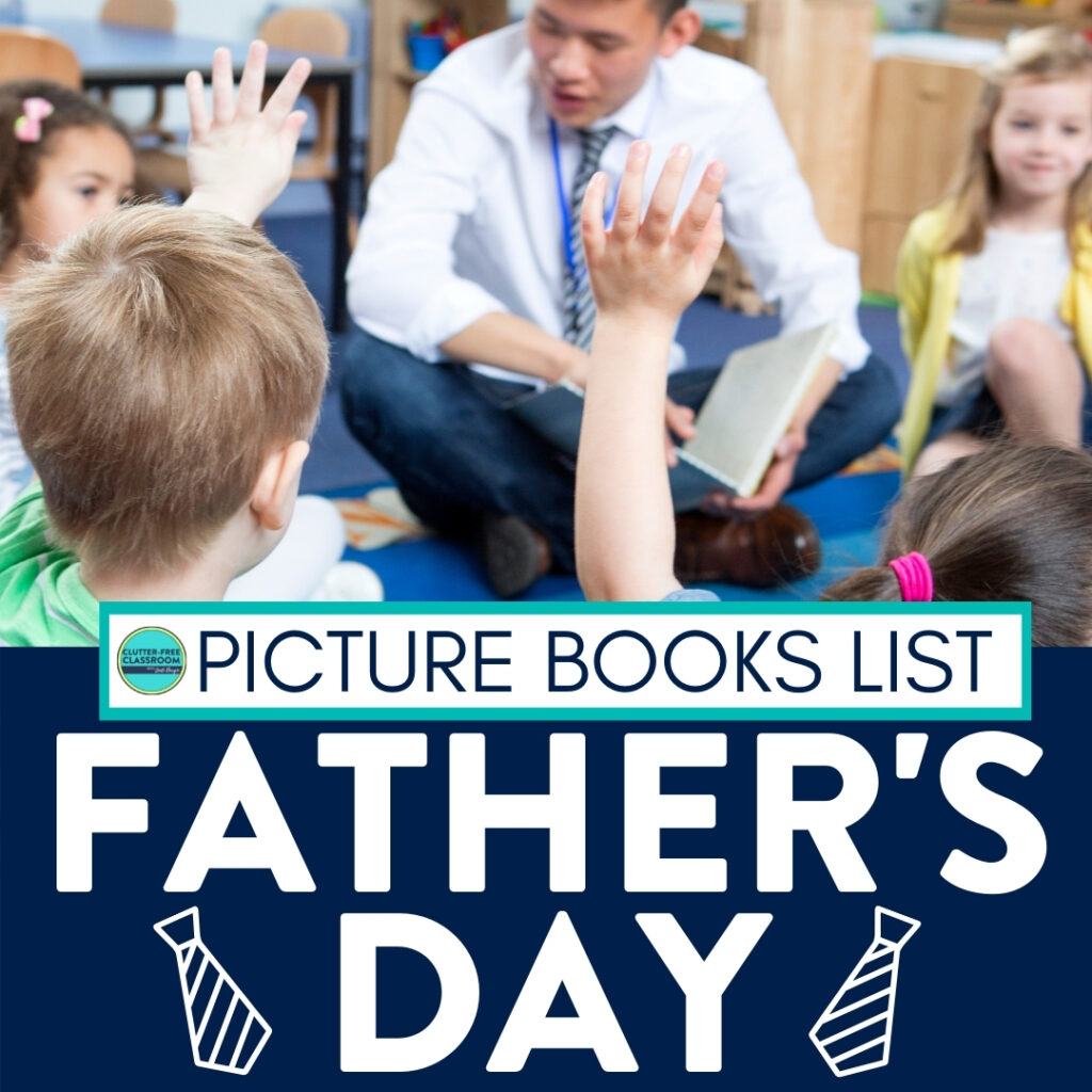 kids listening to a Father's Day read aloud