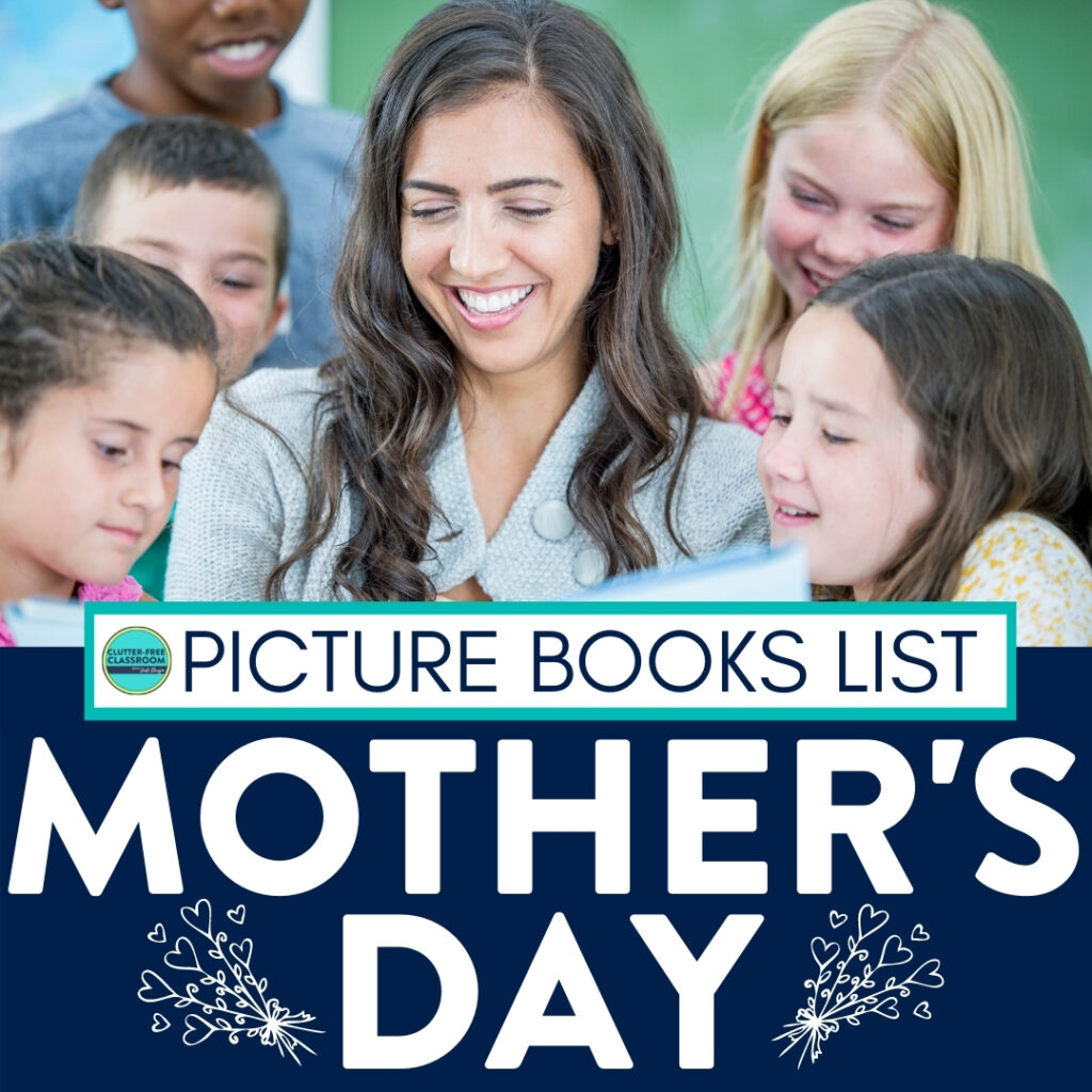 a class reading Mother's Day books