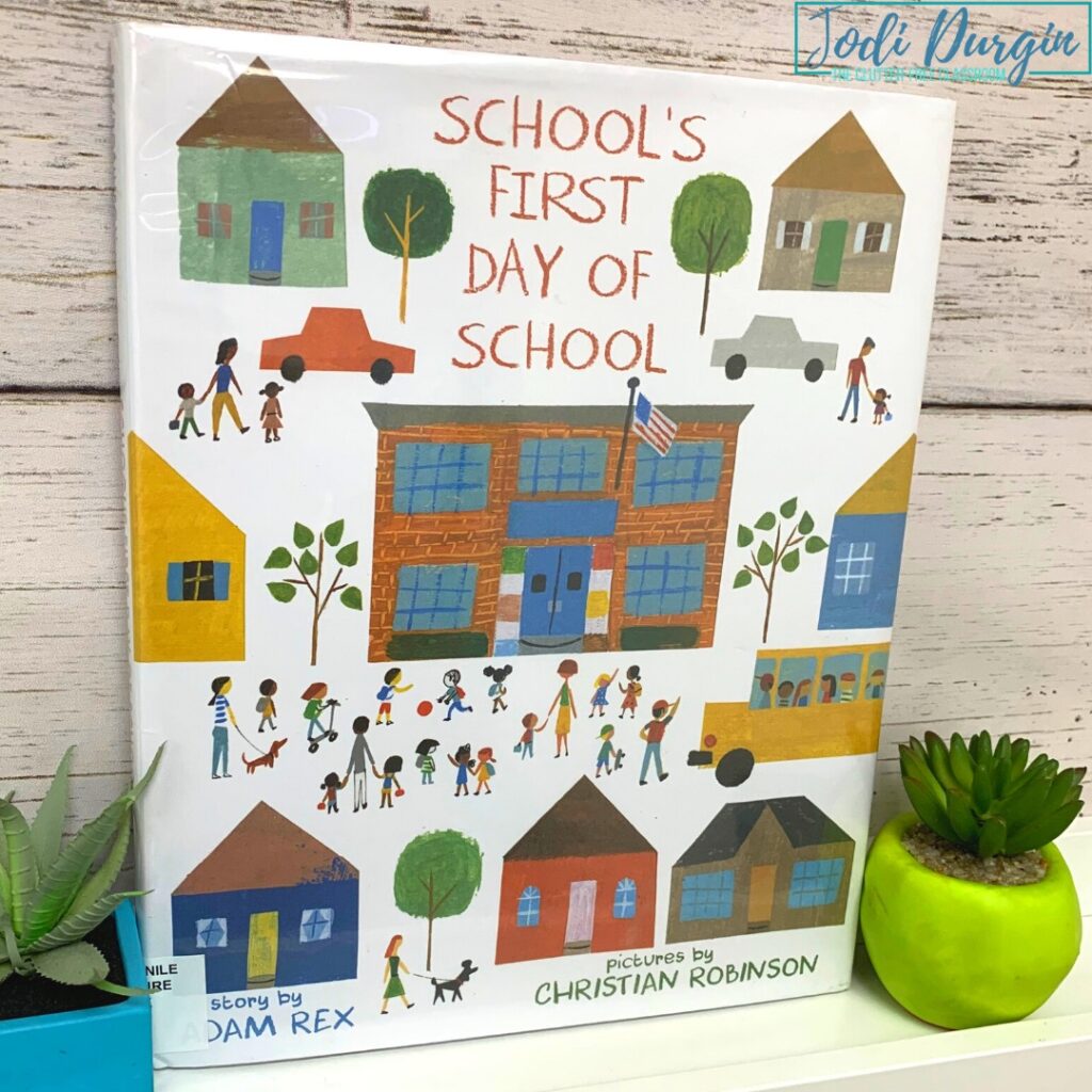 School's First Day of School book cover