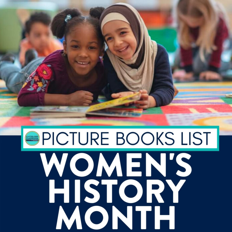 kids reading Women's History Month