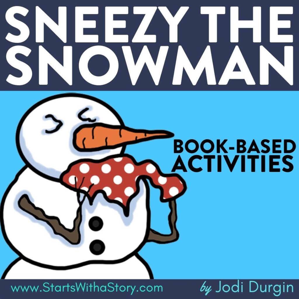 Sneezy the Snowman book companion cover