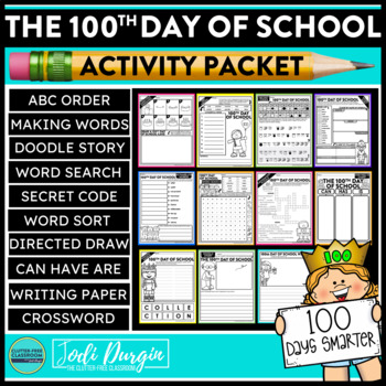 100th Day of School activity packet