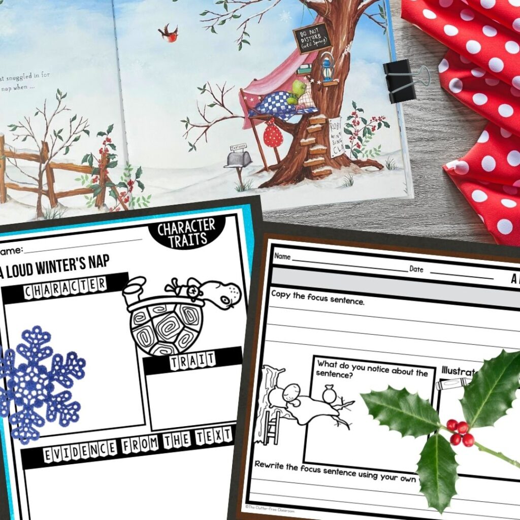 A Loud Winter's Nap worksheets