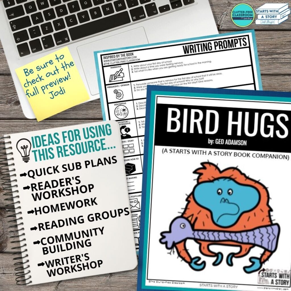 Bird Hugs book companion