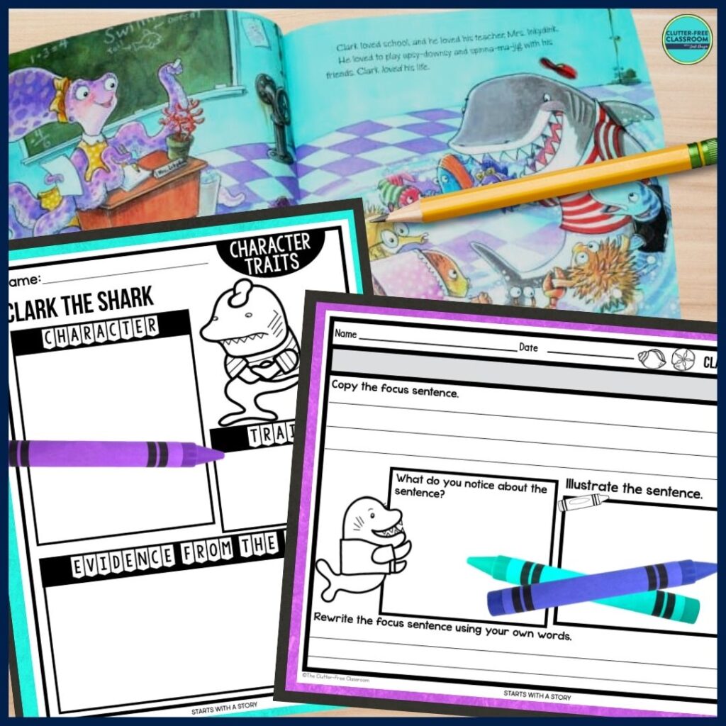 Clark the Shark worksheets