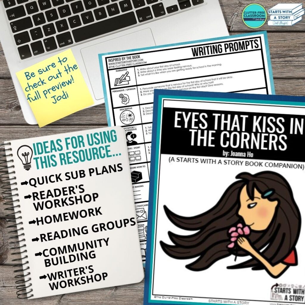 Eyes that Kiss in the Corners book companion