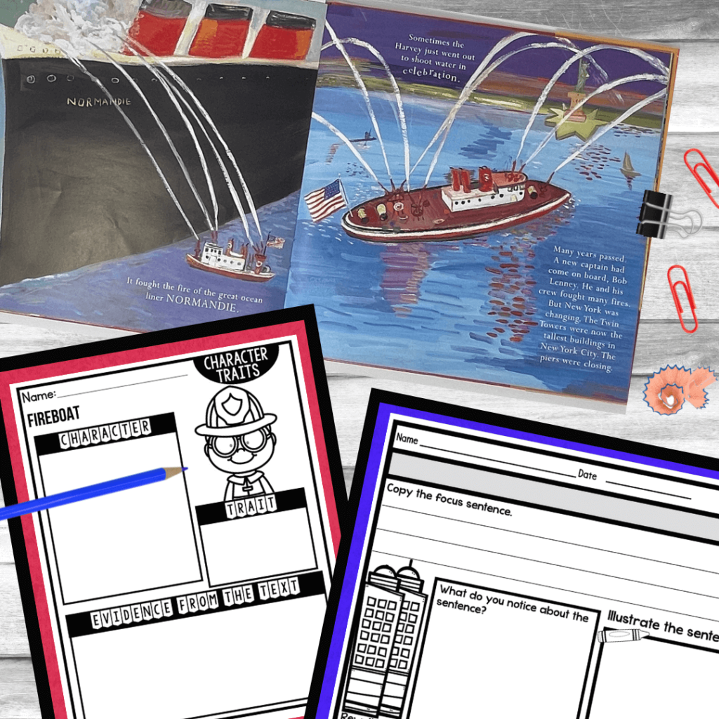 Fireboat worksheets