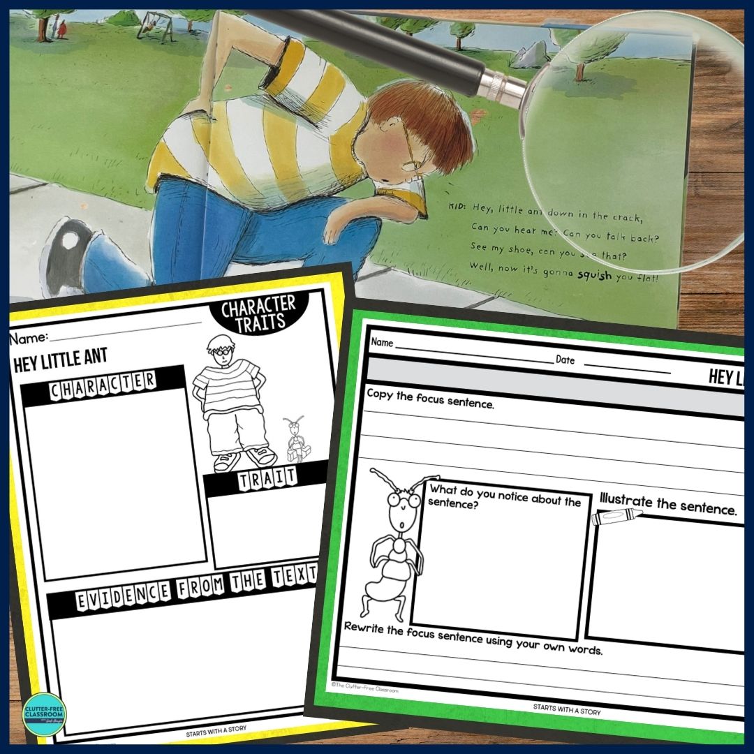Hey little ant activities and lesson plans for 2025 teaching with