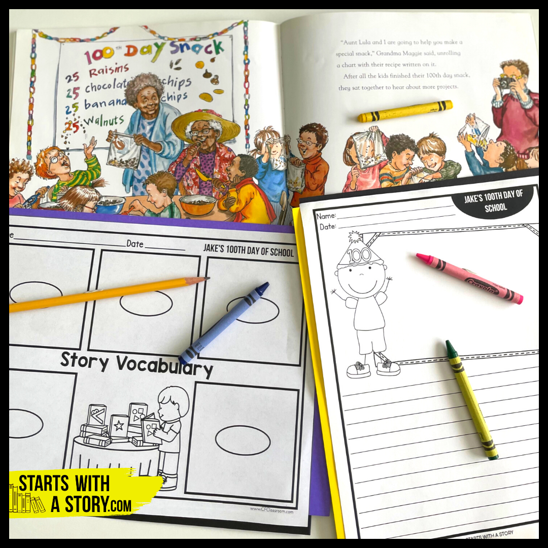 Jake's 100th Day of School activities