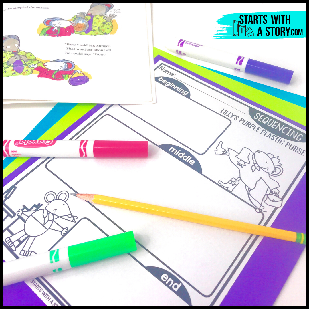 Lilly's Purple Plastic Purse activities