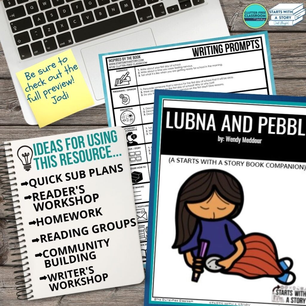 Lubna and Pebble book companion