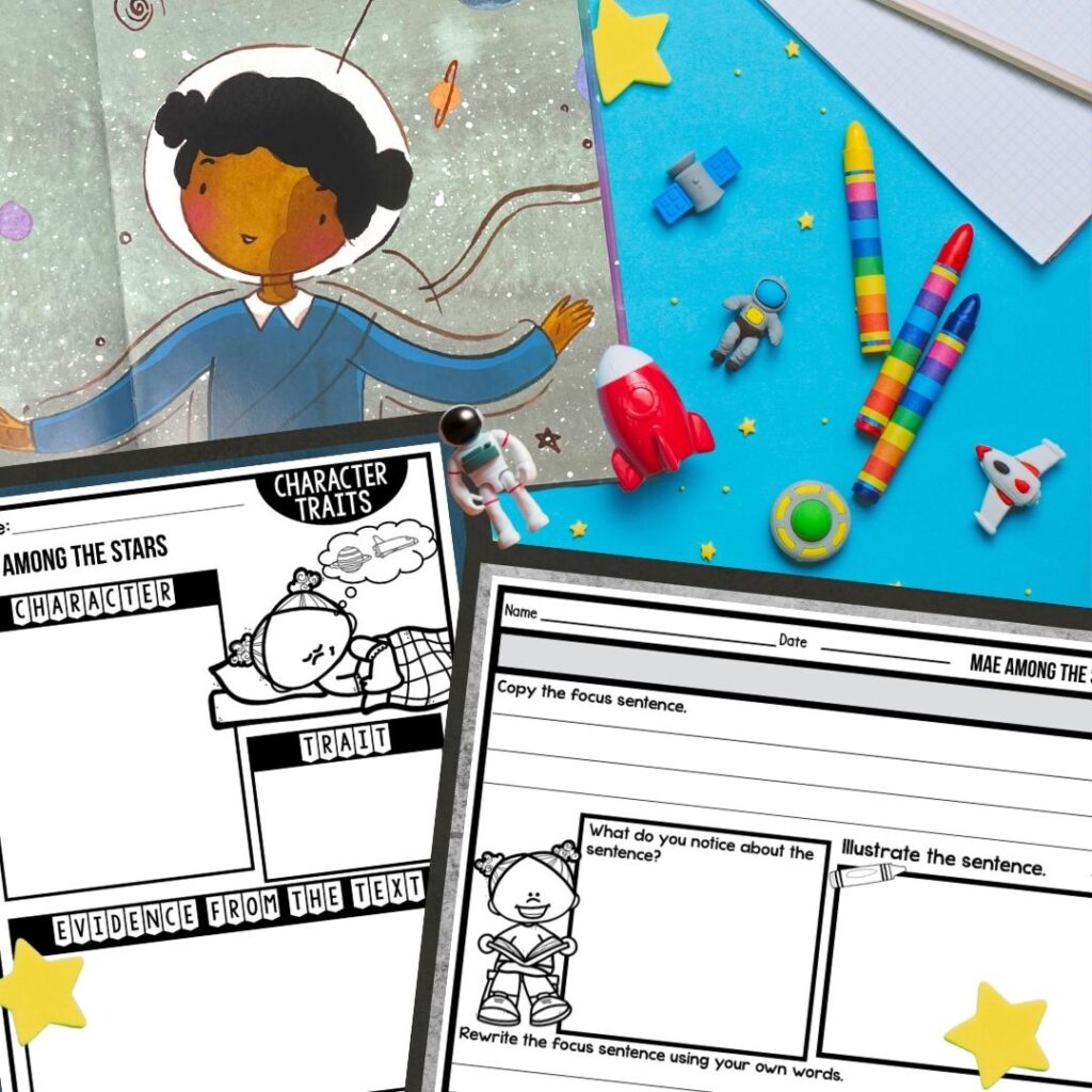 Mae Among the Stars worksheets