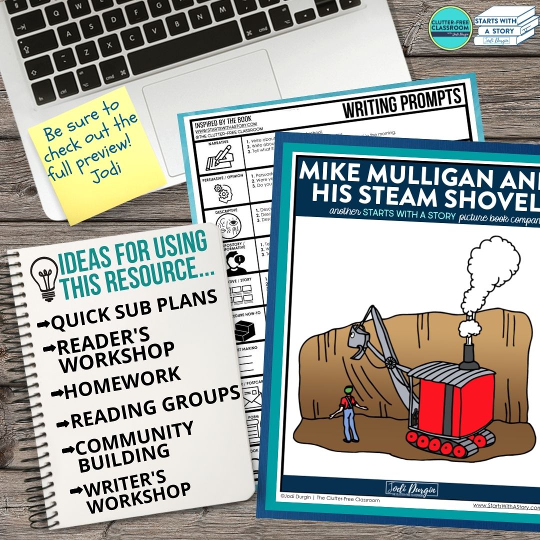 Mike Mulligan and His Steam Shovel Activities and Lesson Plans for 2024