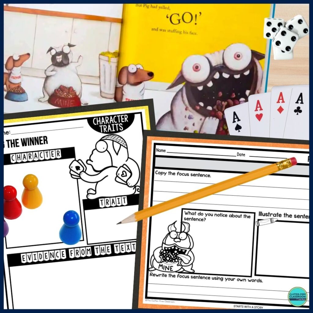 Pig the Winner worksheets