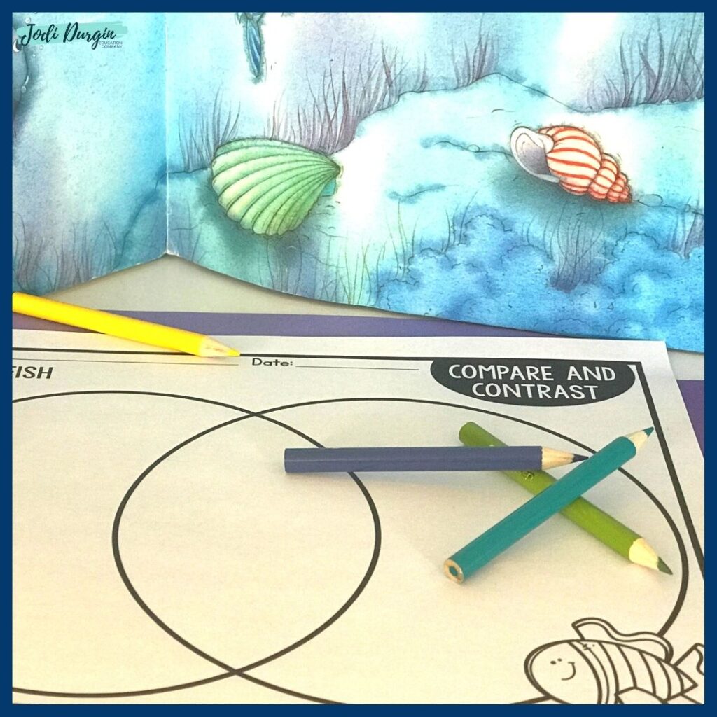 rainbow fish reading comprehension worksheet