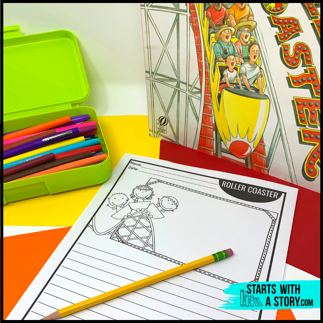 Rollercoaster book activity