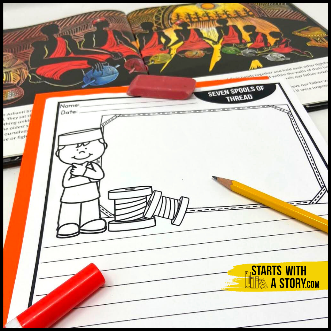 Seven Spools of Thread writing activity