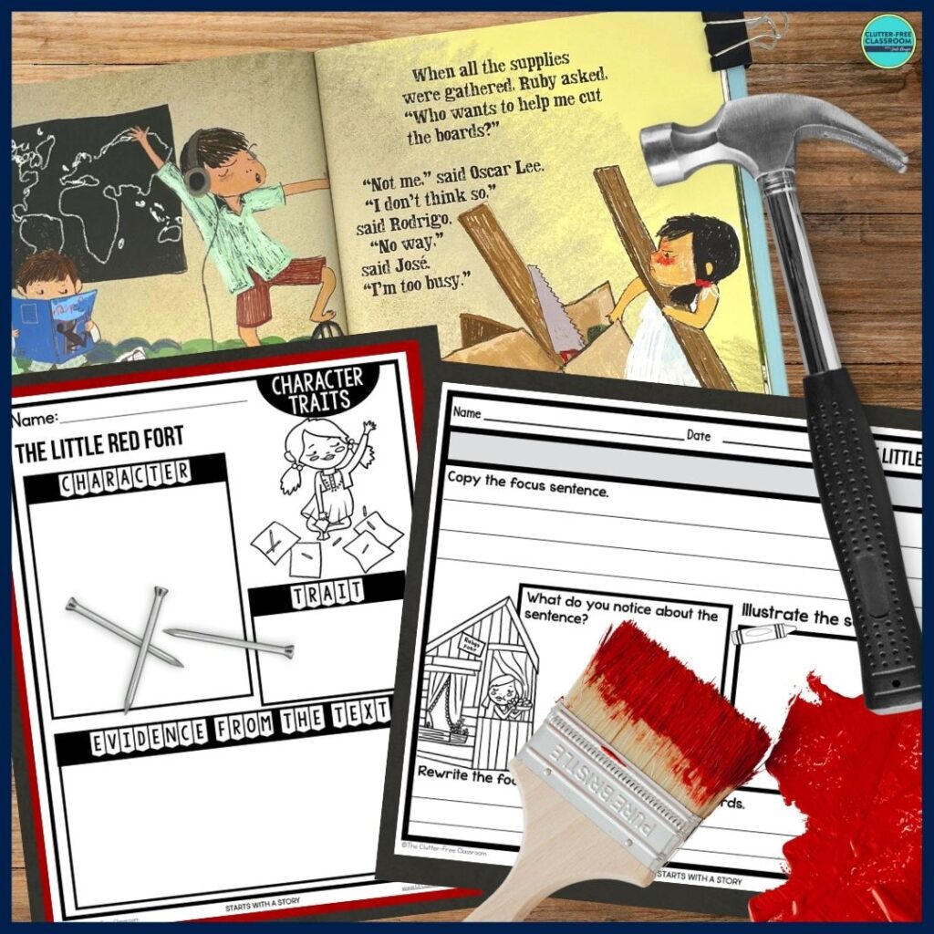 The Little Red Fort worksheets