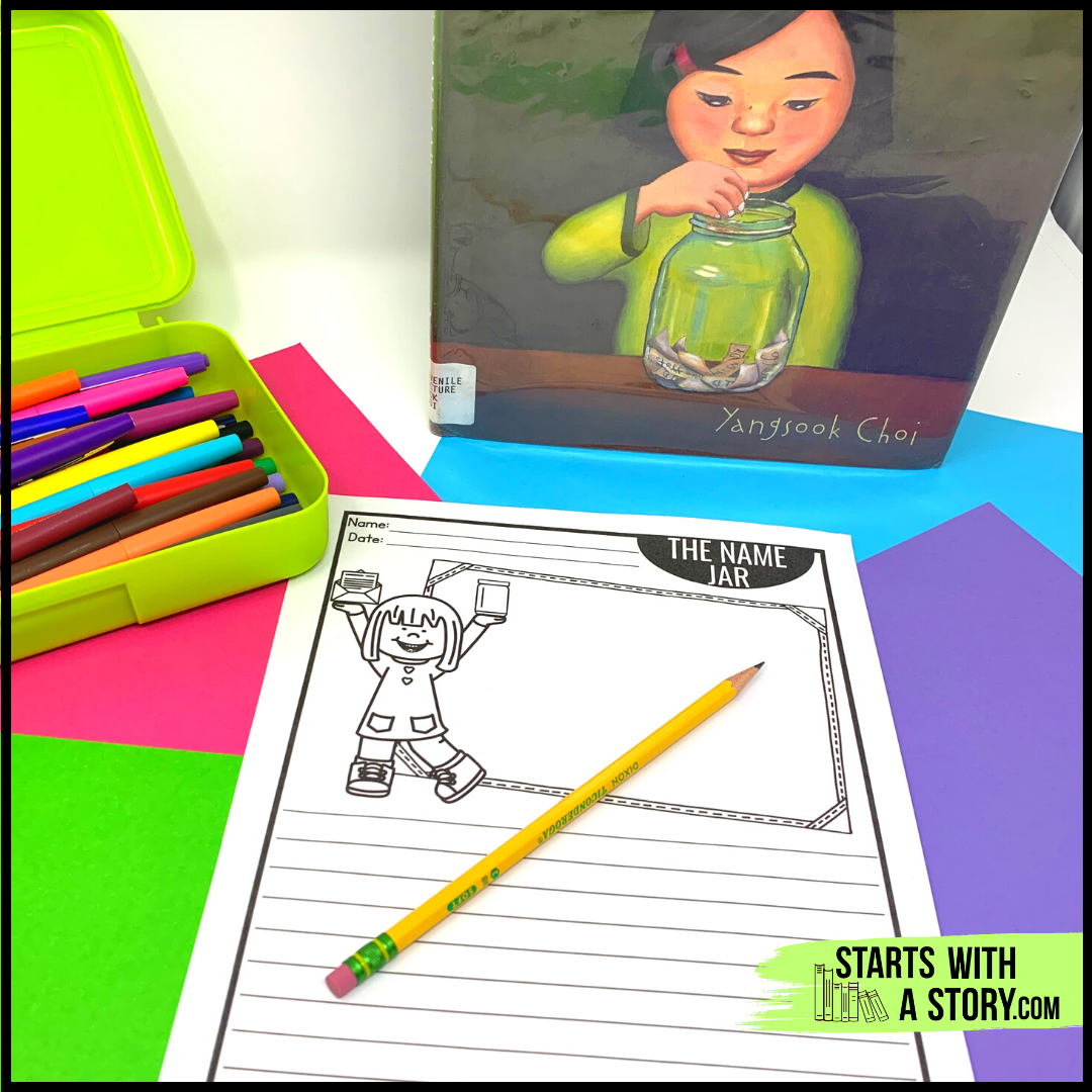 The Name Jar writing activity