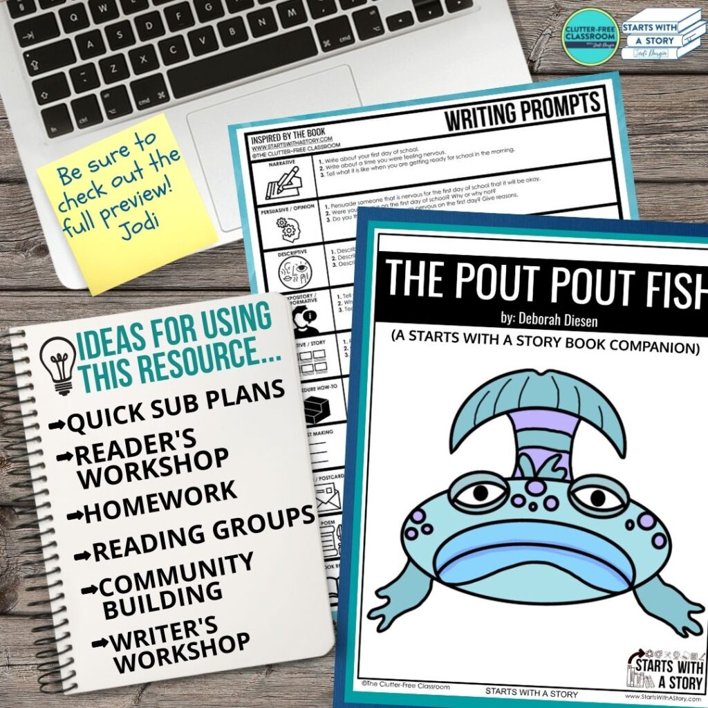 Ocean-Inspired Activities for The Pout Pout Fish for Preschoolers