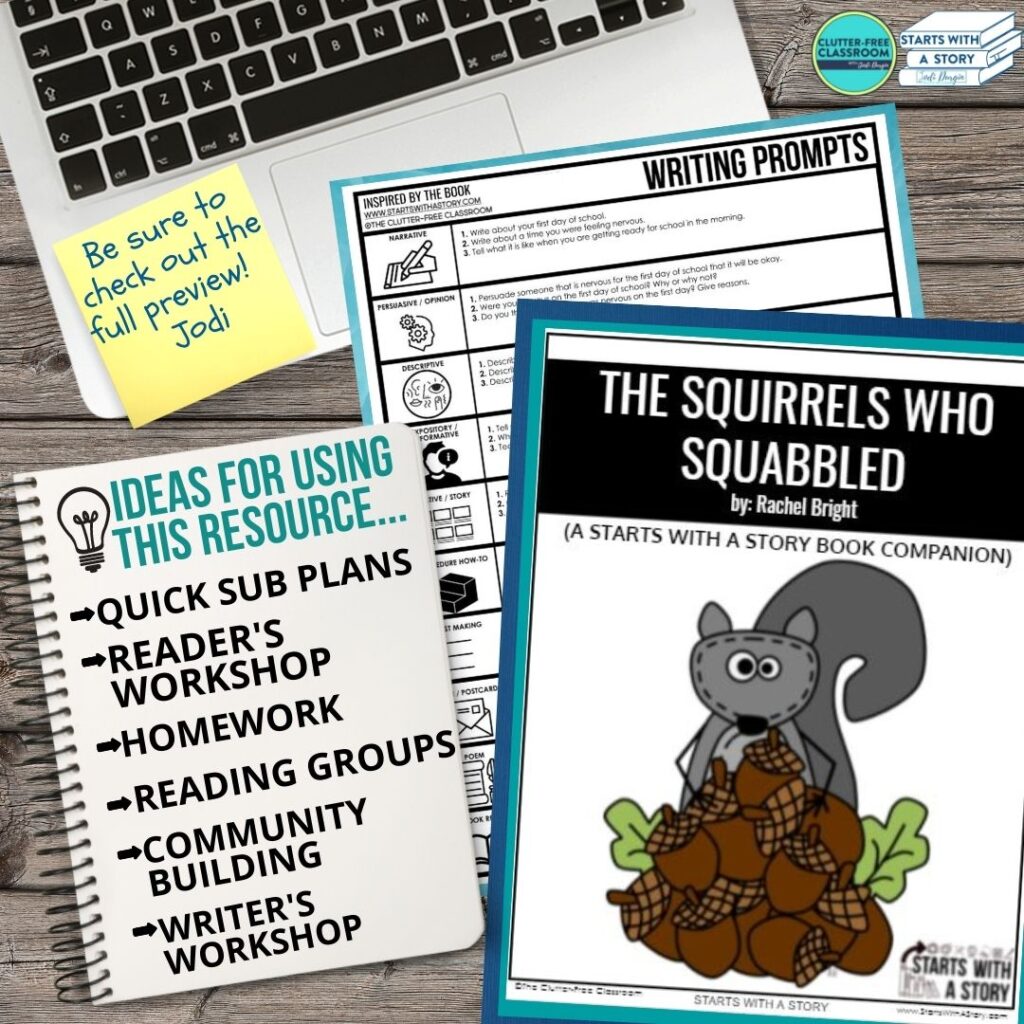 The Squirrels Who Squabbled book companion