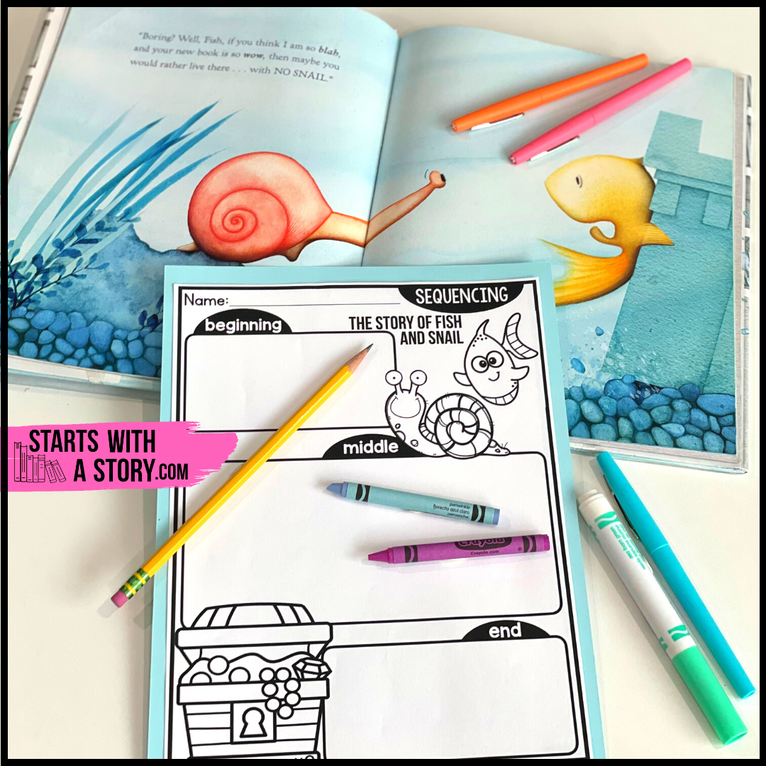 The Story of Fish and Snail activity