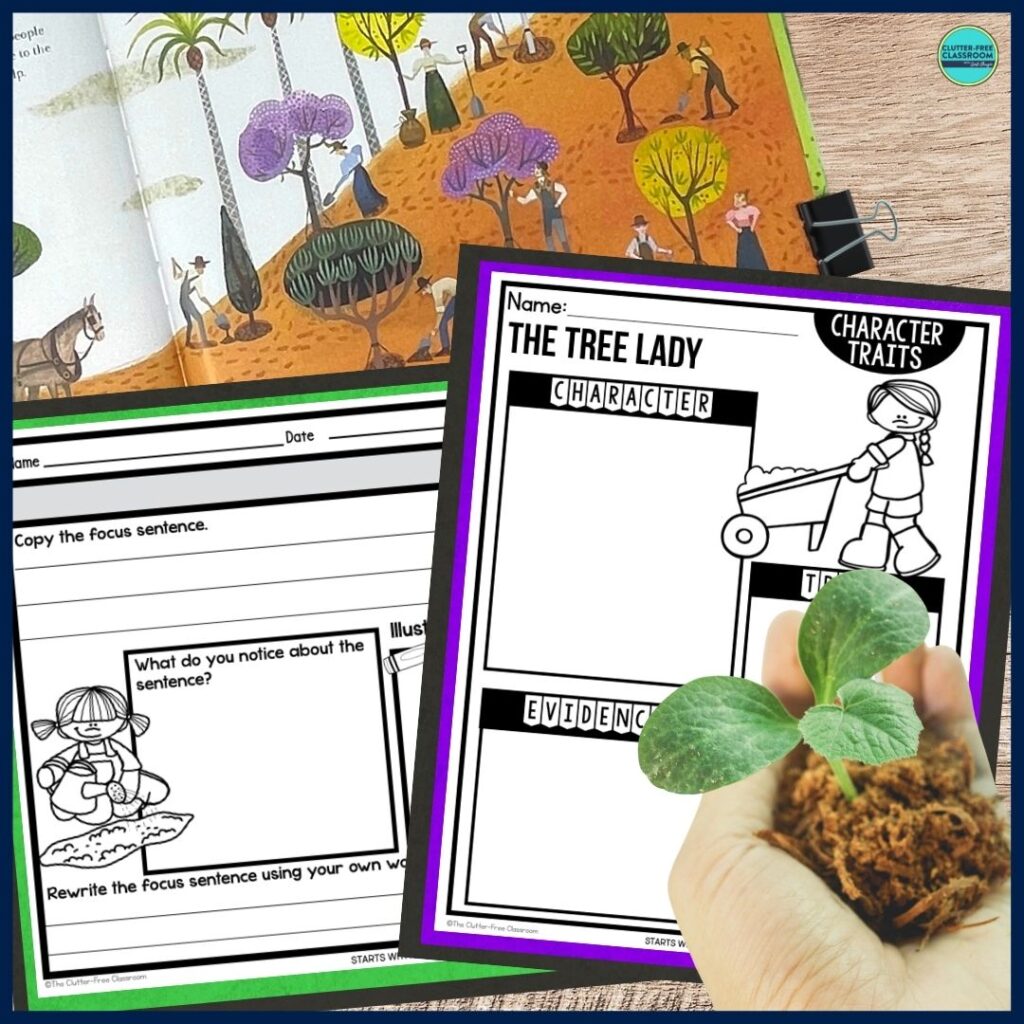 The Tree Lady worksheets