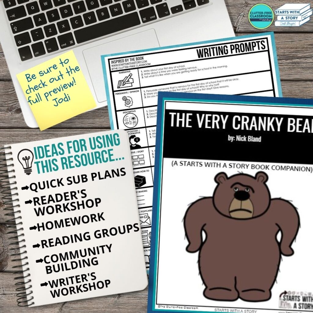 The Very Cranky Bear Activities and Lesson Plans for 2024 - Teaching ...